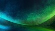 blue green neon light, dark night, grainy grunge texture, abstract fantasy background, gradient color water flow, web header, banner wide panorama