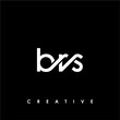 BRS Letter Initial Logo Design Template Vector Illustration