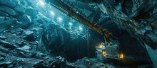Mechanized Ceiling Reinforcement In Subterranean Cavern