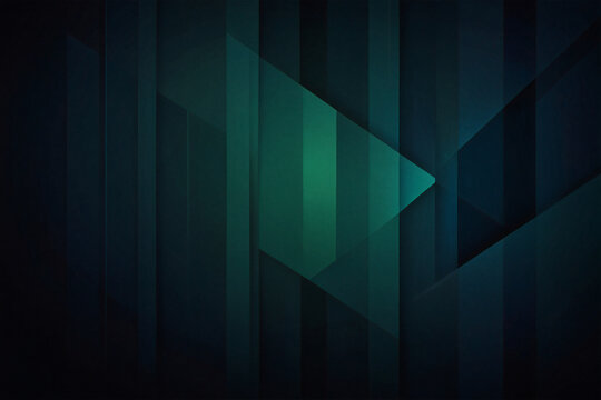 Abstract dark green geometric shapes background