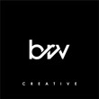 BRV Letter Initial Logo Design Template Vector Illustration