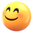 © Rawpixel.com - Blushing face 3D png emoticon sticker, transparent background