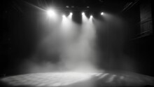 Soft Outoffocus Lights And Shadows Evoke A Haunting Presence Of Dazzling Performances That Have Left Their Mark On This Stage. .