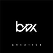 BRX Letter Initial Logo Design Template Vector Illustration
