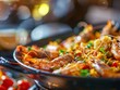 © DigitalFury - Seafood Paella Spanish Rice Food Dinner Background Image