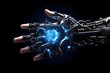 Human hand transforming into a Robotic Hand - Tech Addiction