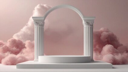Wall Mural - picture empty space  | clouds over the sky | stage 