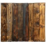 Fototapeta  - 木の板 ボード 掲示板 透過背景