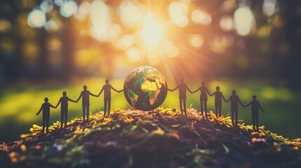 a diverse group of hands reaching towards the center, symbolizing unity, equality, and global togeth