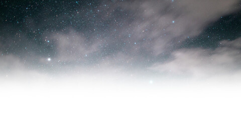 night sky png border, transparent background