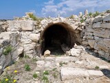 Fototapeta Las - Ancient Greek cellars in Cyprus