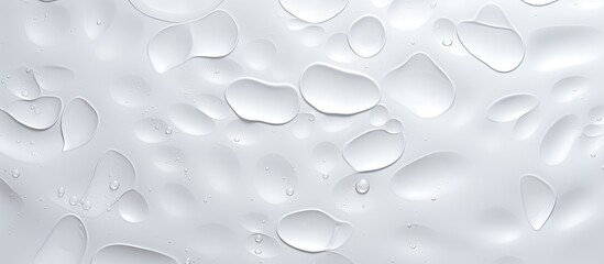 Canvas Print - Close-up of wet white surface