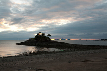 Wall Mural - sunset at the beach