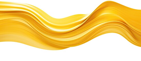 Sticker - A flowing yellow liquid wave