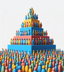 Poster - pyramid of people