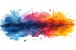 abstract splash art texture background paint colorful white design watercolor artistic explosion smoke creativity explode paper