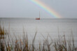Beautiful Rainbow Morning Nantucket Island