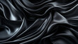 © Andrii Yablonskyi - Black gray satin dark fabric texture luxurious shiny that is abstract silk cloth panorama background with patterns soft waves blur сreated with Generative Ai