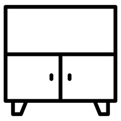 Poster - cupboard icon