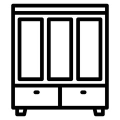 Wall Mural - cupboard icon