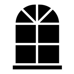 Wall Mural - window interior icon