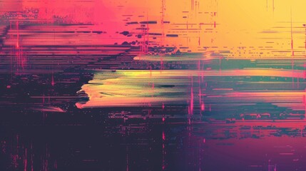 abstract background in programming style. cyber glitch. ai generative.