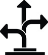 Sign post Vector icon which can easily modify or edit