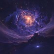 Mesmerizing Space Art: Star Formation Nebula with Sun-like Evolving Stars