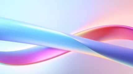close-up of a glowing neon infinite loop, set against a futuristic backdrop, vibrant and mesmerizing