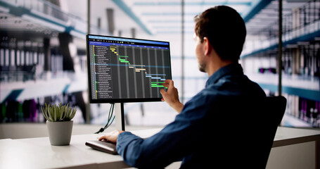 Poster - Gantt Project Management Chart Software
