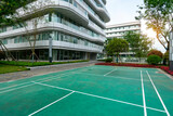 Fototapeta  - The badminton court and office building in the science and technology park