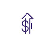 finance line icon vector design , business icon