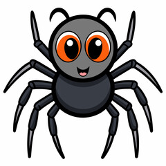 Wall Mural - cute spider vector illustration 