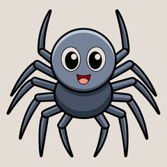 Wall Mural - cute spider vector illustration 