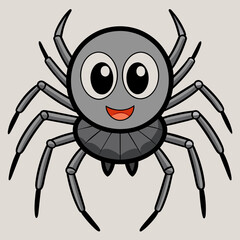 Wall Mural - cute spider vector illustration 
