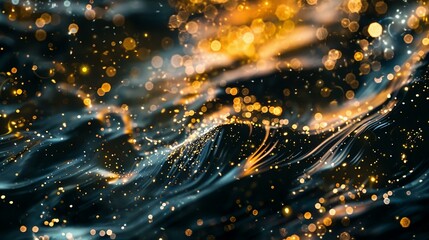 Wall Mural - water drops on the glass light, night, star, holiday, stars
