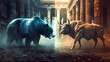 Confrontation of Market Forces: Bear vs Bull