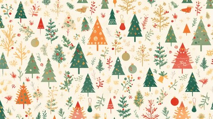 Sticker - Get your hands on this adorable Christmas themed background perfect for wallpapers gift wrap patterns textiles and greeting cards