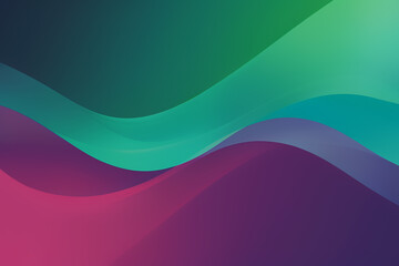 Wall Mural - Abstract wavy background in turquoise, pink, and purple colors. Wallpaper, background.