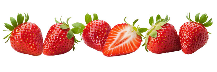 strawberry isolated on white background