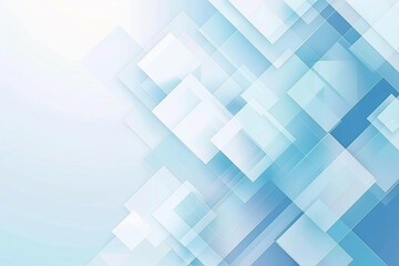 Wall Mural - graphic abstract background with light blue and white geometric shapes, abstract grey and blue geome