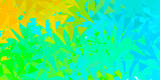 Fototapeta Na sufit - Light Blue, Yellow vector backdrop with chaotic shapes.
