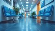 © Rayhanbp - room interior modern hospital corridor clean office clinic inside hall health medical chair care hallway waiting floor empty