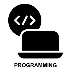 programming, coding, software, application, computer, software development expanded solid or glyph style