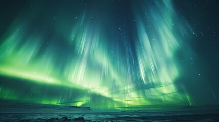 northern lights against a star-filled night sky.