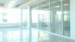 Blurred View of Sunlit Modern Office Interior