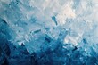 © AIGen - Abstract Artistic Background. Blue Christmas Art Advertisement