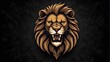 lion head logo A dynamic vector logo for 