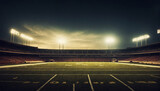 Fototapeta Sport - an American football field