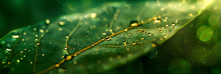 green leaf, nature background
